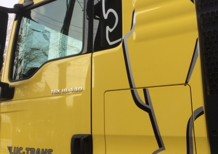 Luc-Trans - oklejenie ciągnika MAN