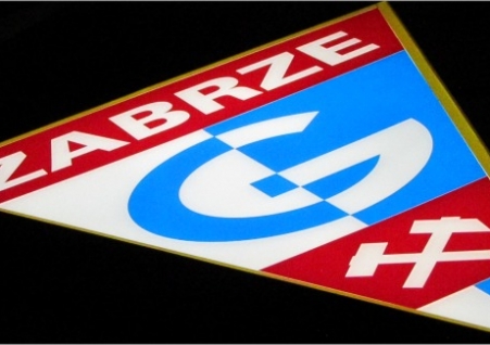 Górnik Zabrze logo 3D LED