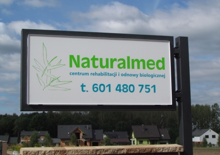 Natural Med - kaseton LED z taśmy 3D alu