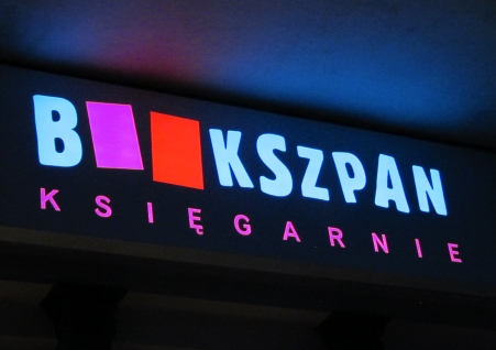 Bookszpan - kaseton LED - efekt świetlny