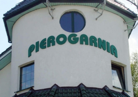 Produkcja i montaż liter przestrzennych 3D dla pierogarnii