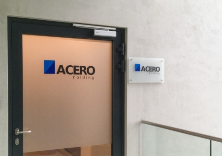Acero - oklejenie drzwi folią imitującą szkło piaskowane