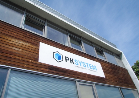 PK System - szyld z dibondu z montażem